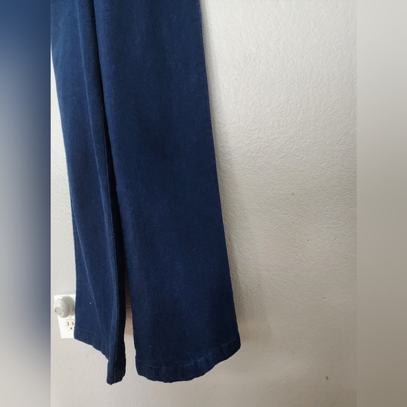 Voodoo Vixen High Waisted Denim Overalls Trousers - Picture 5 of 7